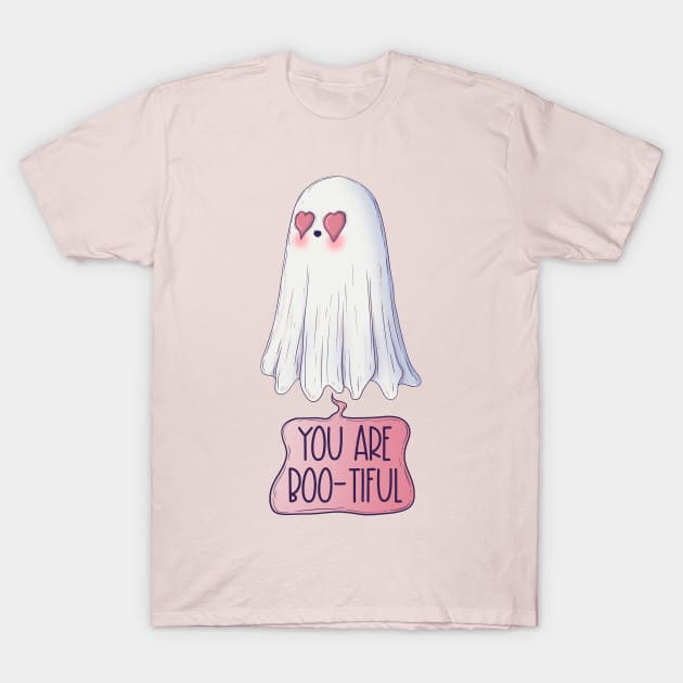 You are boo-tiful ghost T-Shirt by Jess Adams